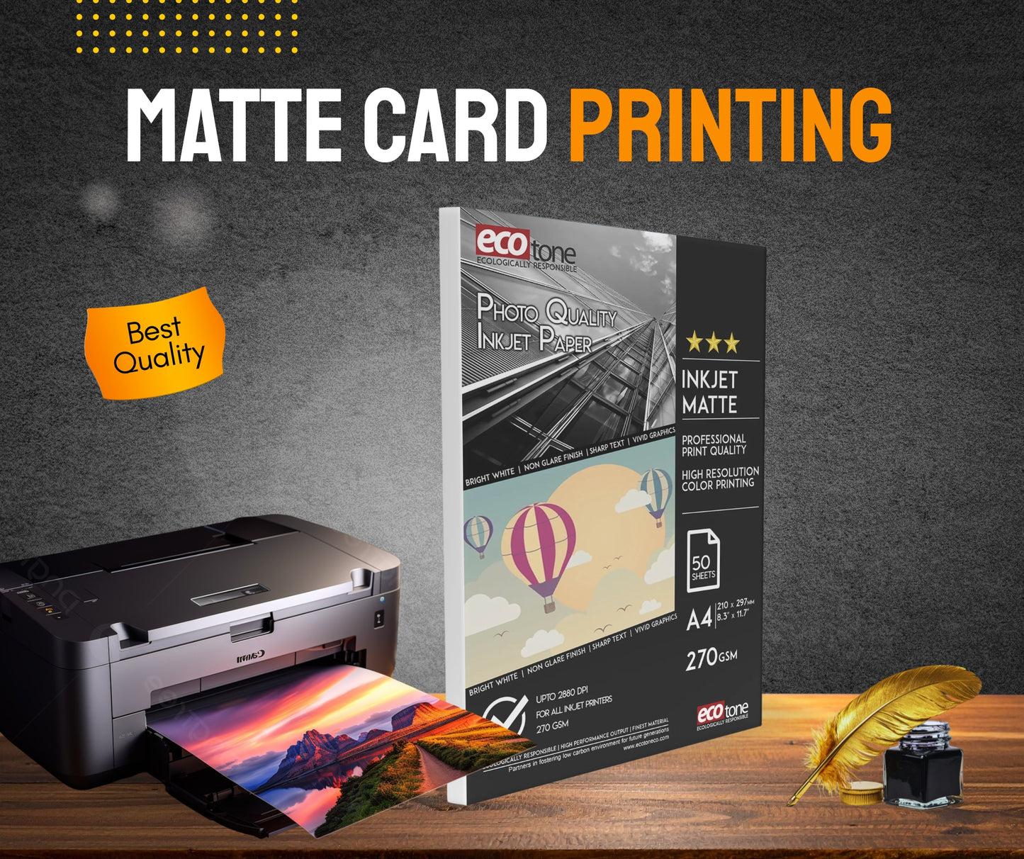 MATTE INKJET PAPER PRINT