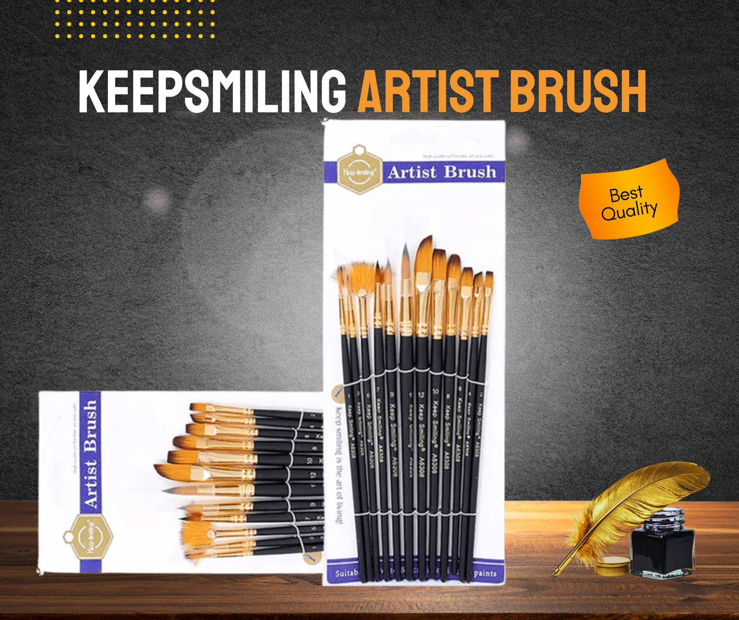 KEEPSMILING ARTISTS 12 BRUSH SET