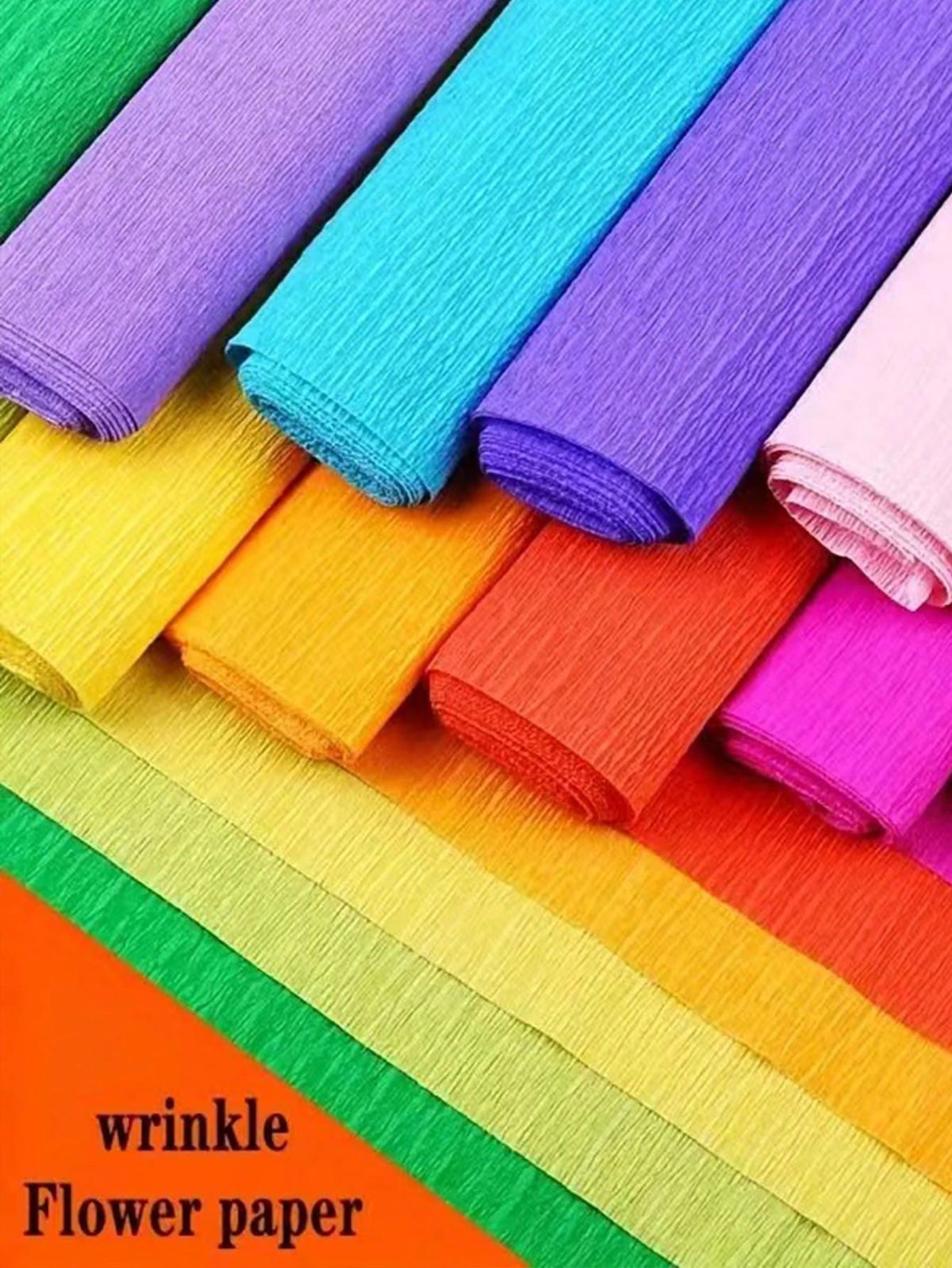Colored Crepe Papers