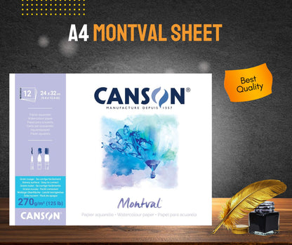 MONTVAL WATER COLOR SHEET