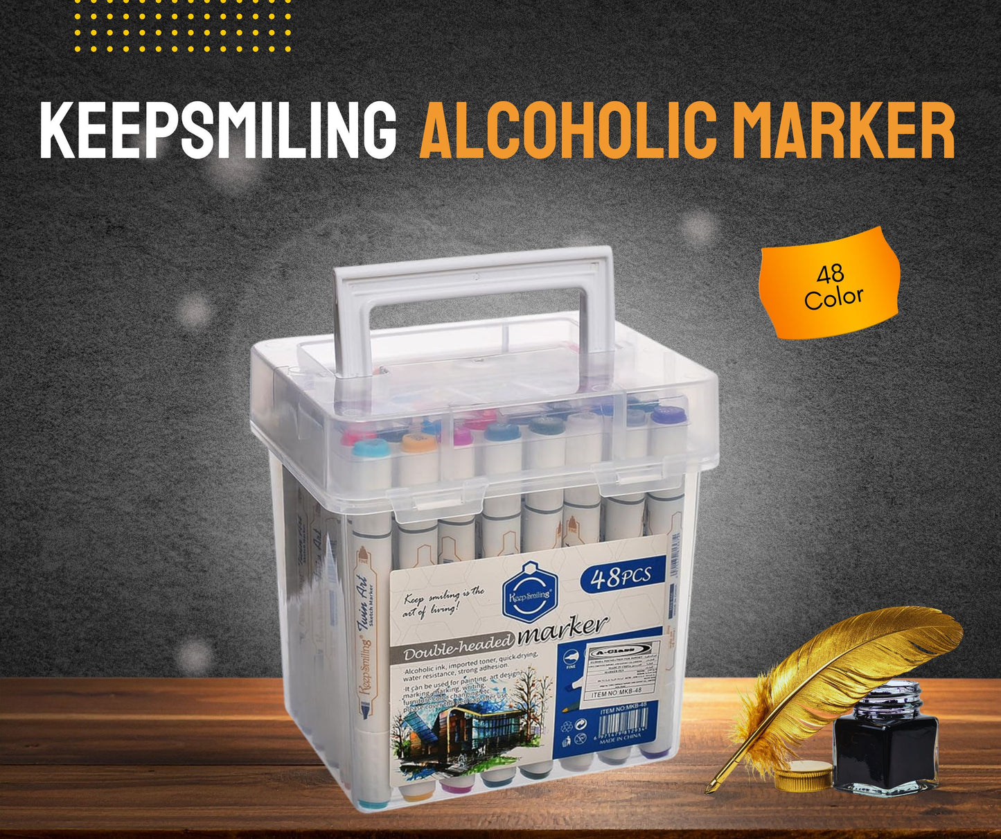 KEEPSMILING ALCOHOLIC MARKER