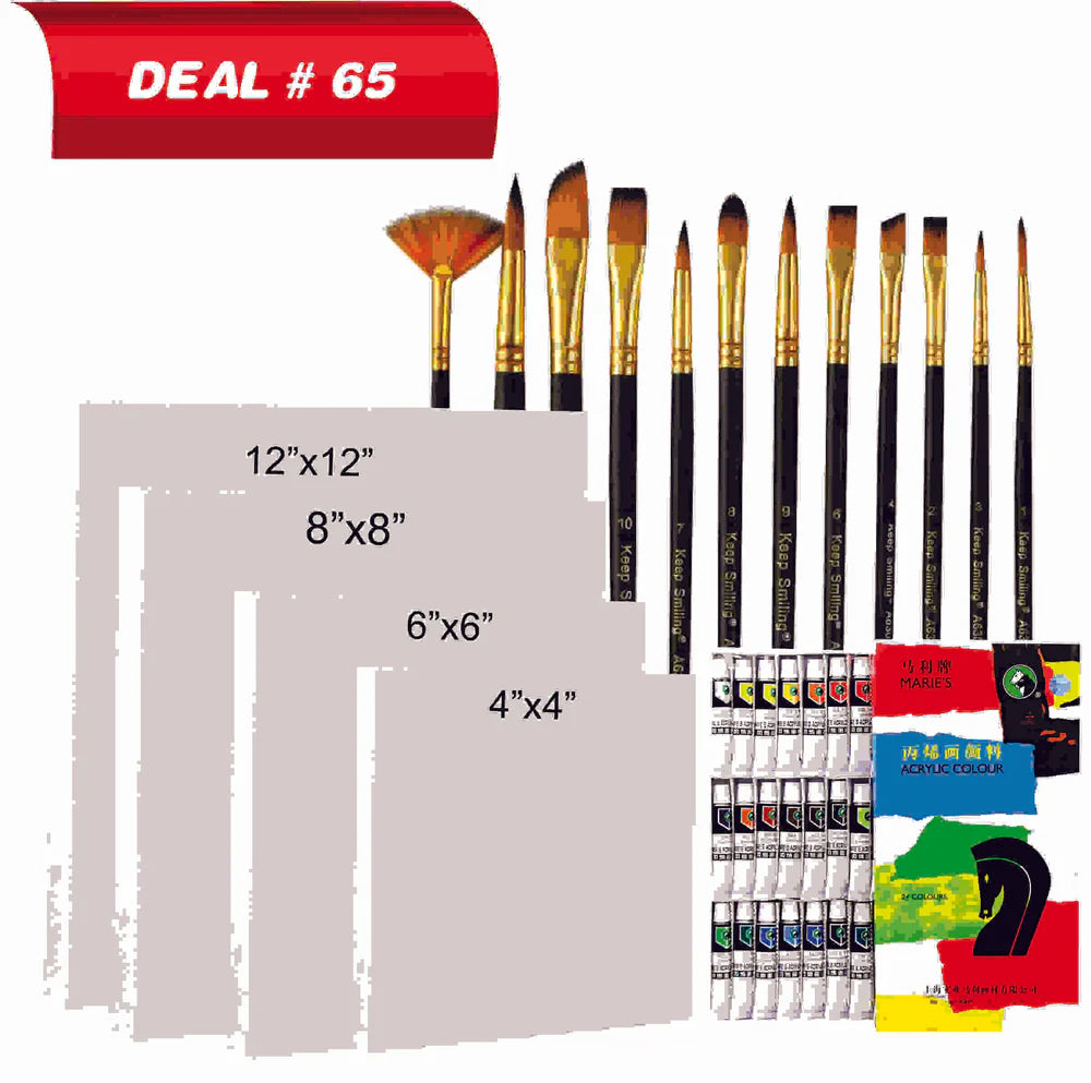 Acrylic Painting Kit for Professional Artist - Deal No.65
