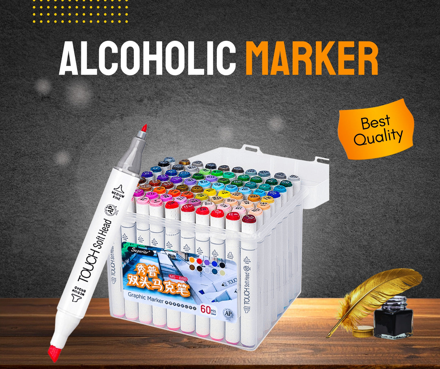 KEEPSMILING ALCOHOLIC MARKER