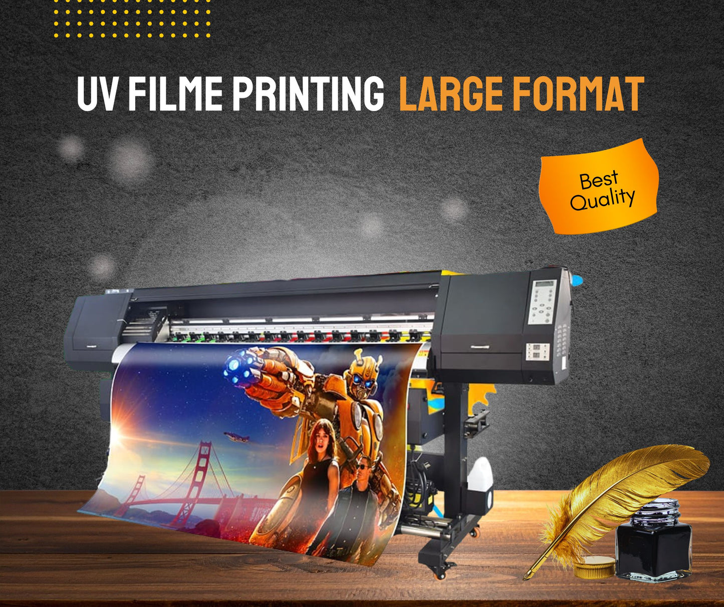 UV FILME PRINTING LARGE FORMATE