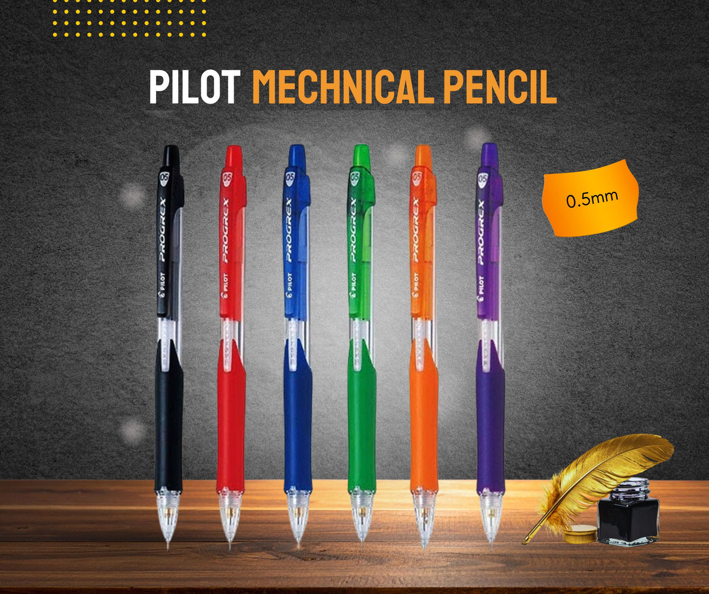 PILOT MECHNICAL PENCIL 0.5mm