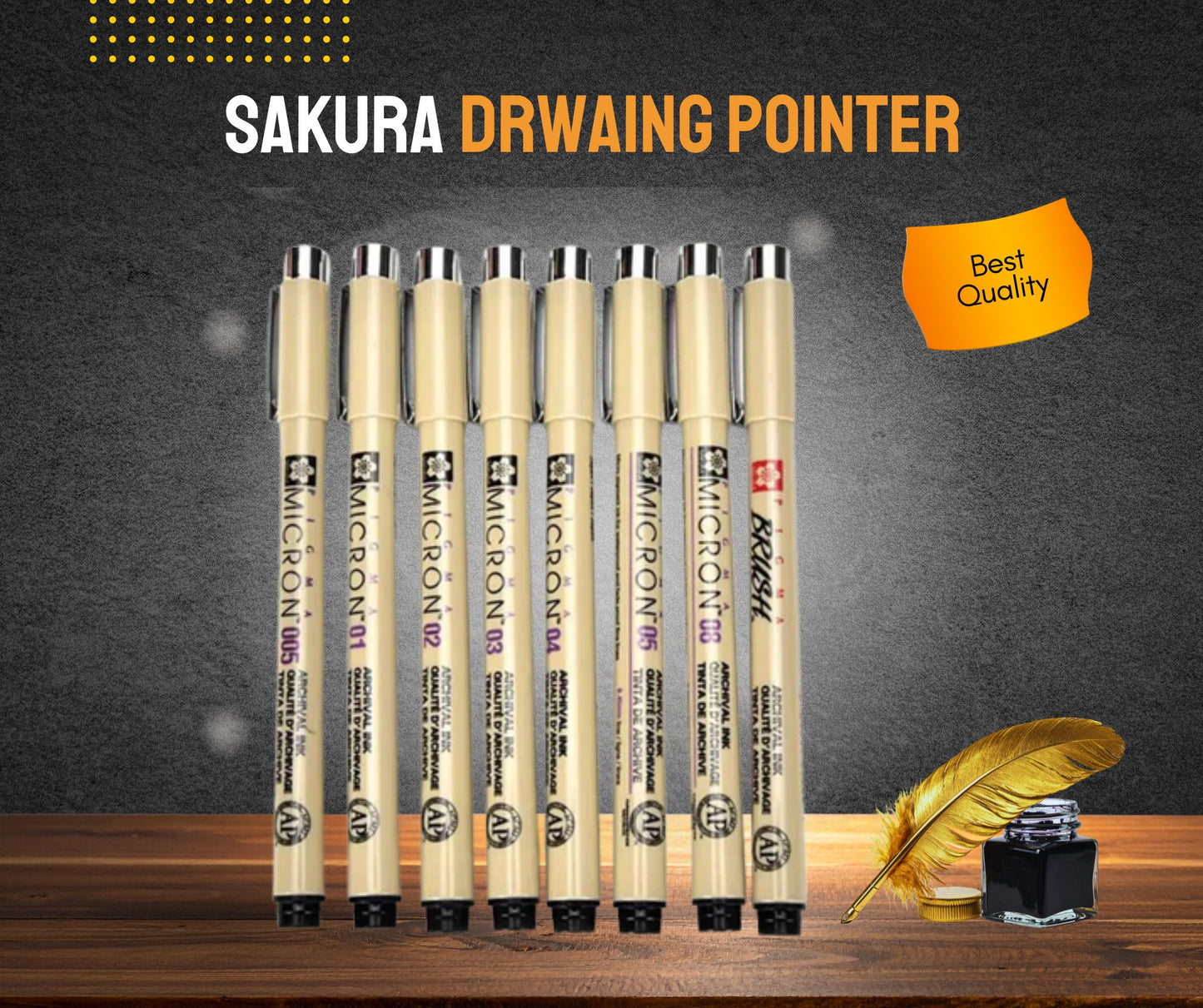 SAKURA DRAWING POINTER 0.05 to 0.9