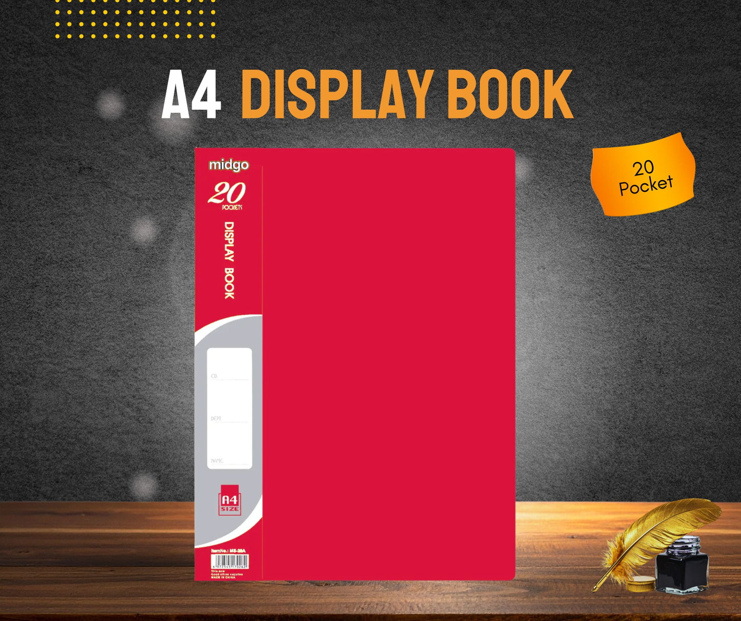A4 DISPLAY BOOK