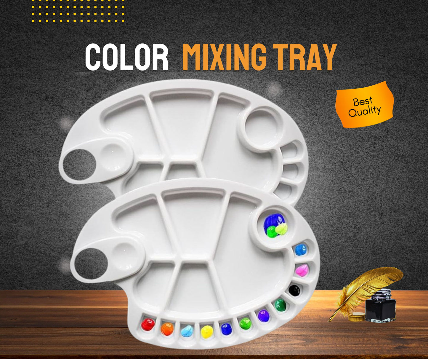 COLOR MIXING PLATE