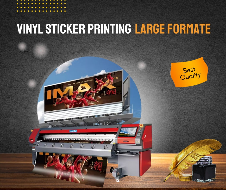 VINYLE STICKER PRINTING LARGE FORMATE