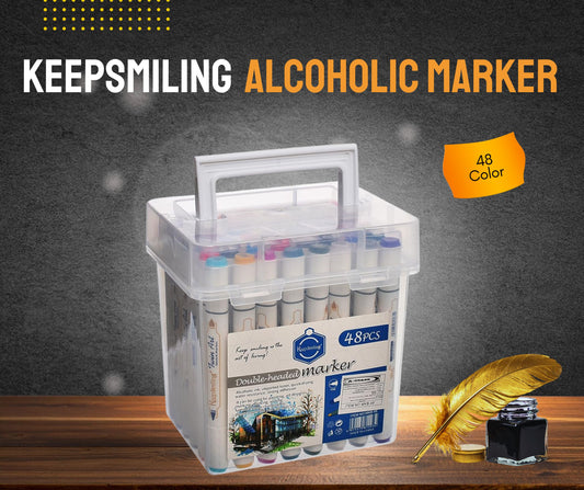 KEEP SMILING ALCOHOLIC MARKER