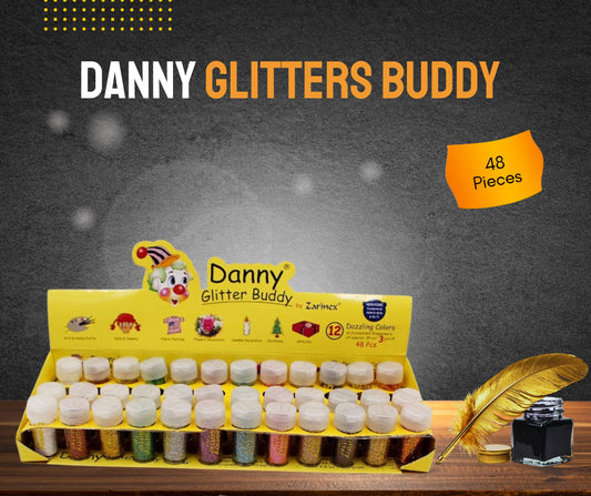 DANNY GLITTERS BUDDY - 48 PCS GLITTERS BOTTLES