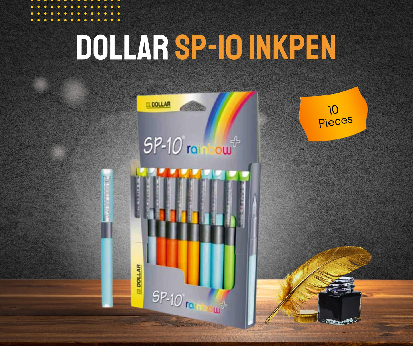 DOLLER SP-10 INK PEN 10 PIECES BOX