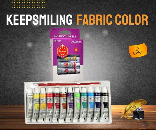 KEEPSMILLING ACRYLIC FABRIC COLOR 12 PICES SET