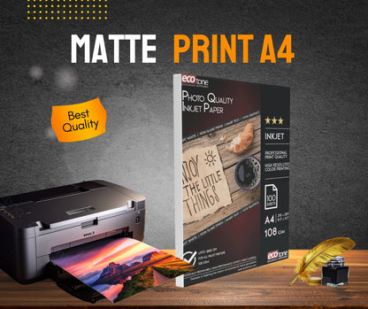 MATTE INKJET PAPER PRINT