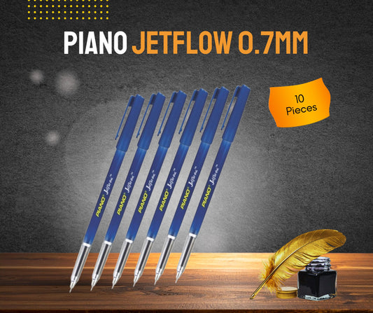 PIANO JETFLOW 0.7mm BLACK / BLUE 10 PIECES BOX