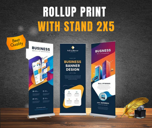 PANAFLEX ROLLUP PRINT WITH STAND