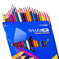 Shark Color Pencil 12 Pieces Set