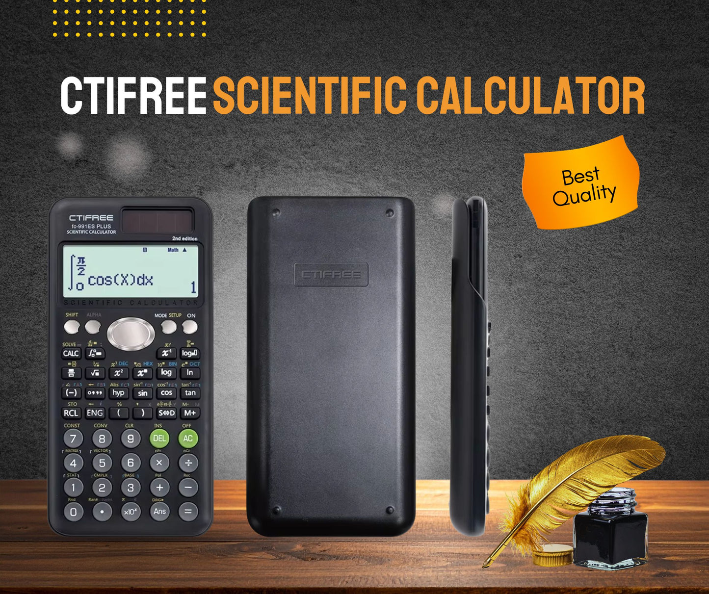 CTIFREE SCIENTIFIC CALCULATOR FC-991ES PLUS