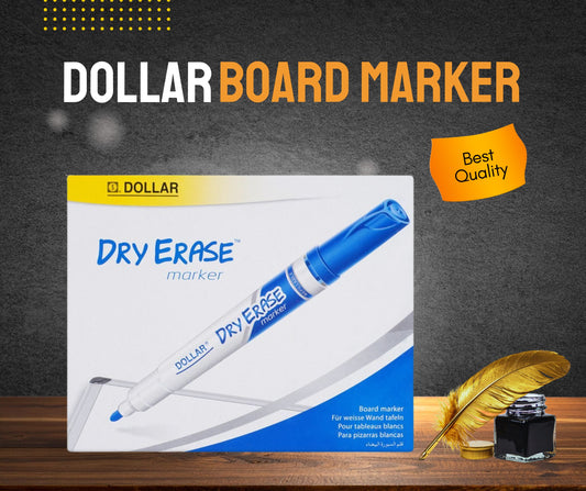 DOLLER BOARD MARKER DRY ERASE BLUE / BLACK
