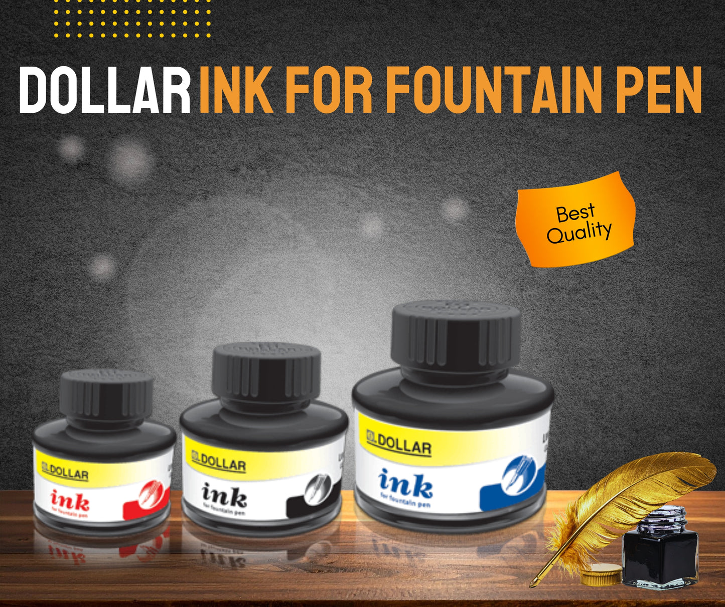 DOLLER INK 30ml BLUE / BLACK