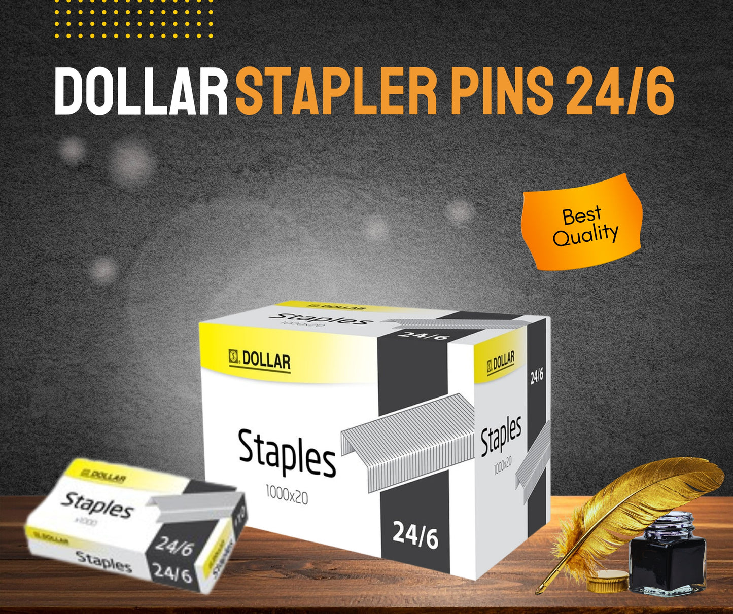 DOLLAR STAPLER PINS