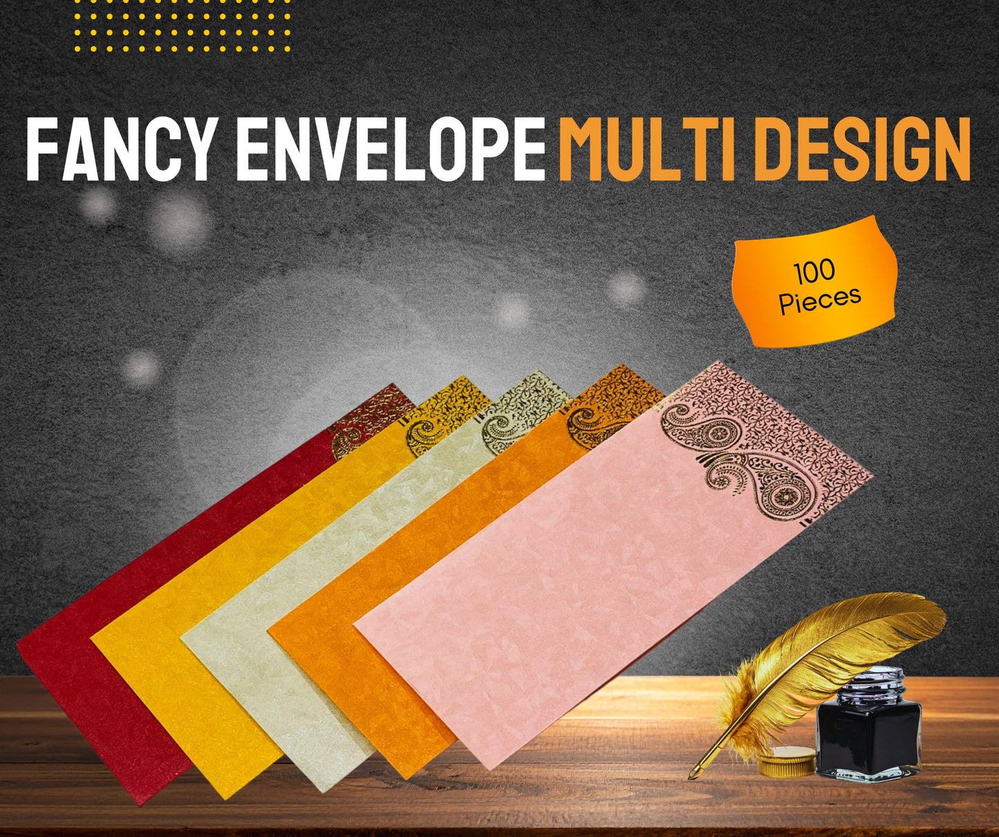 FANCY ENVELOPS 100 PIECES