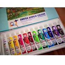 OMEGA Acrylic Colour Paint Tubes