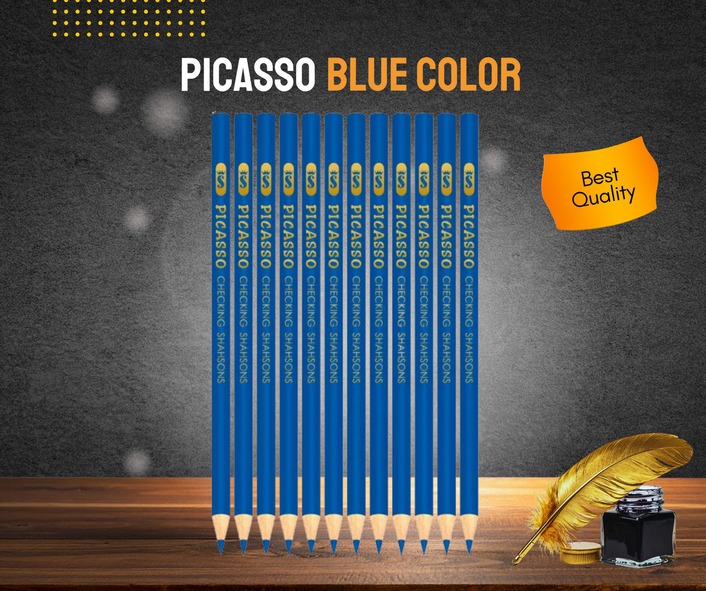PICASSO BLUE COLOR 12 PIECES