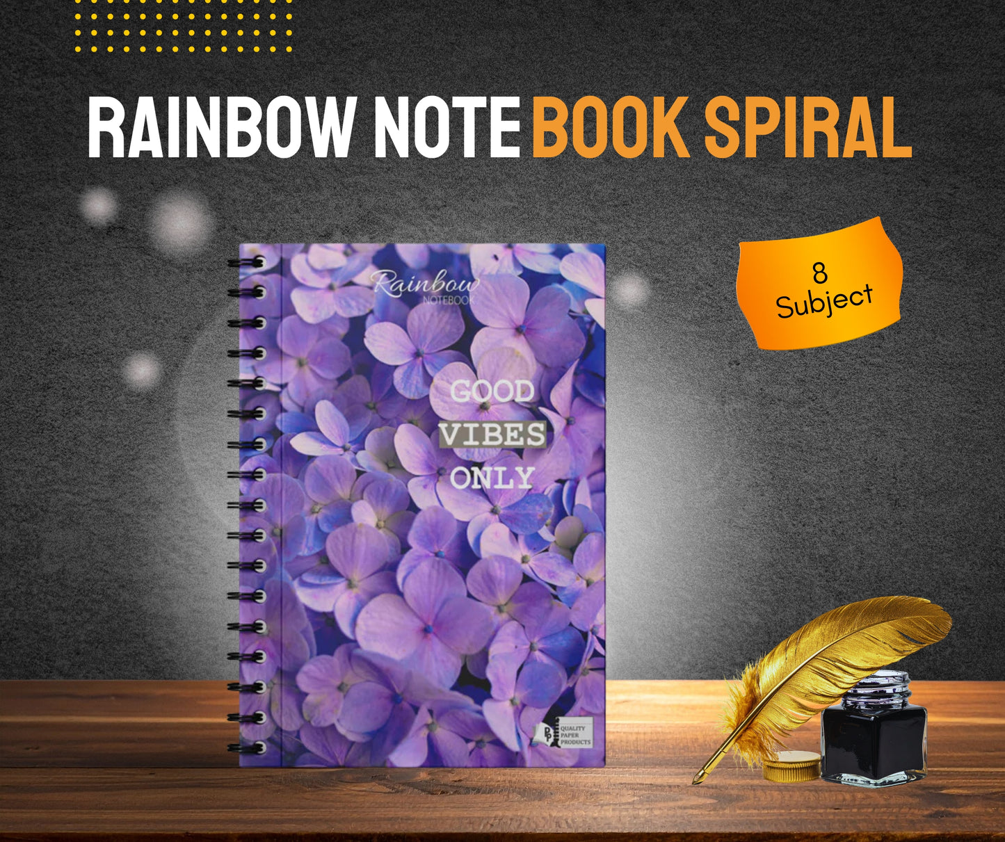 RAINBOW NOTE BOOK SPIRAL