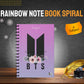 RAINBOW NOTE BOOK SPIRAL